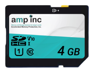 AMP 4GB SLC SD Memory Card Extended Temp.